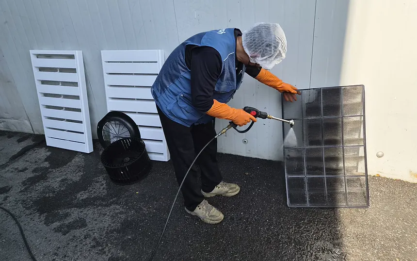 에어컨 청소 03 작업 현장 사진