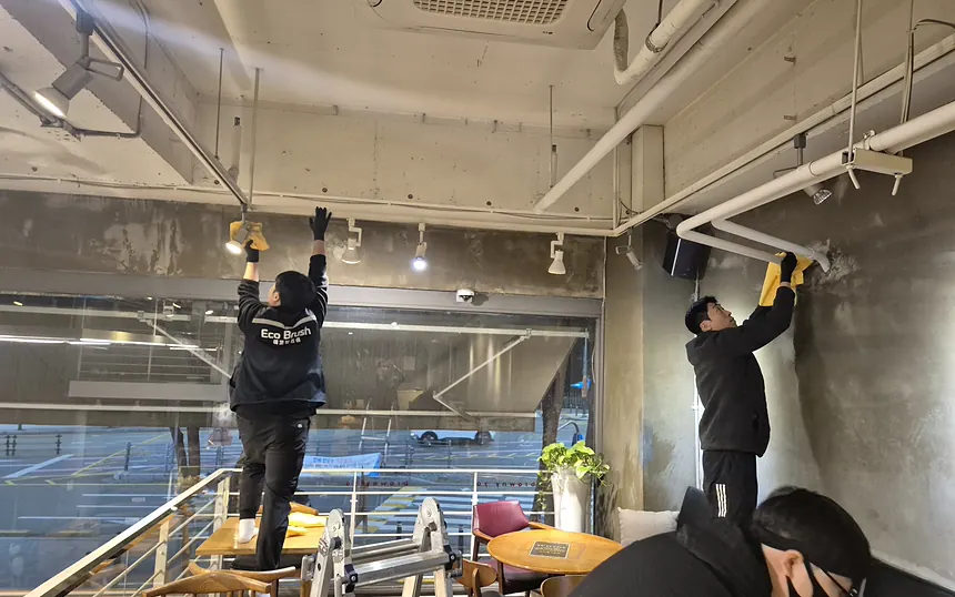 식당 청소 03 작업 현장 사진